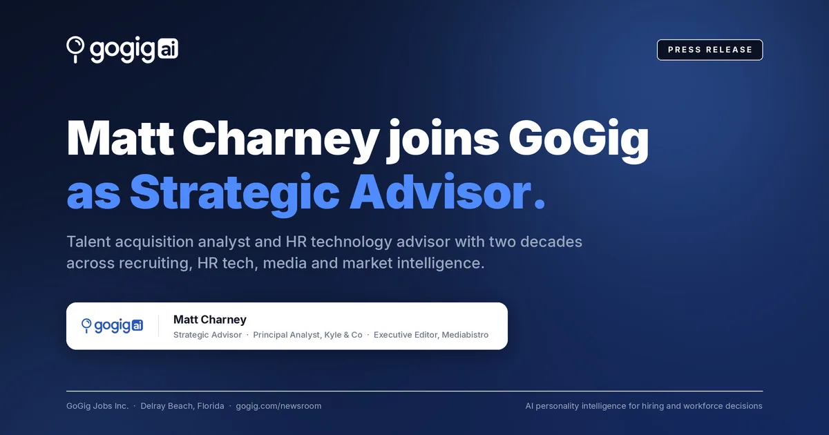 Matt Charney joins GoGig Advisory Board